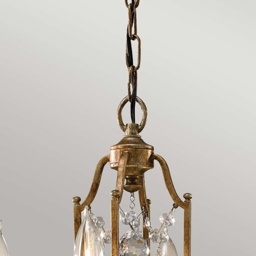 Feiss - Suspension chaîne VALENTINA 4xE14/60W/230V