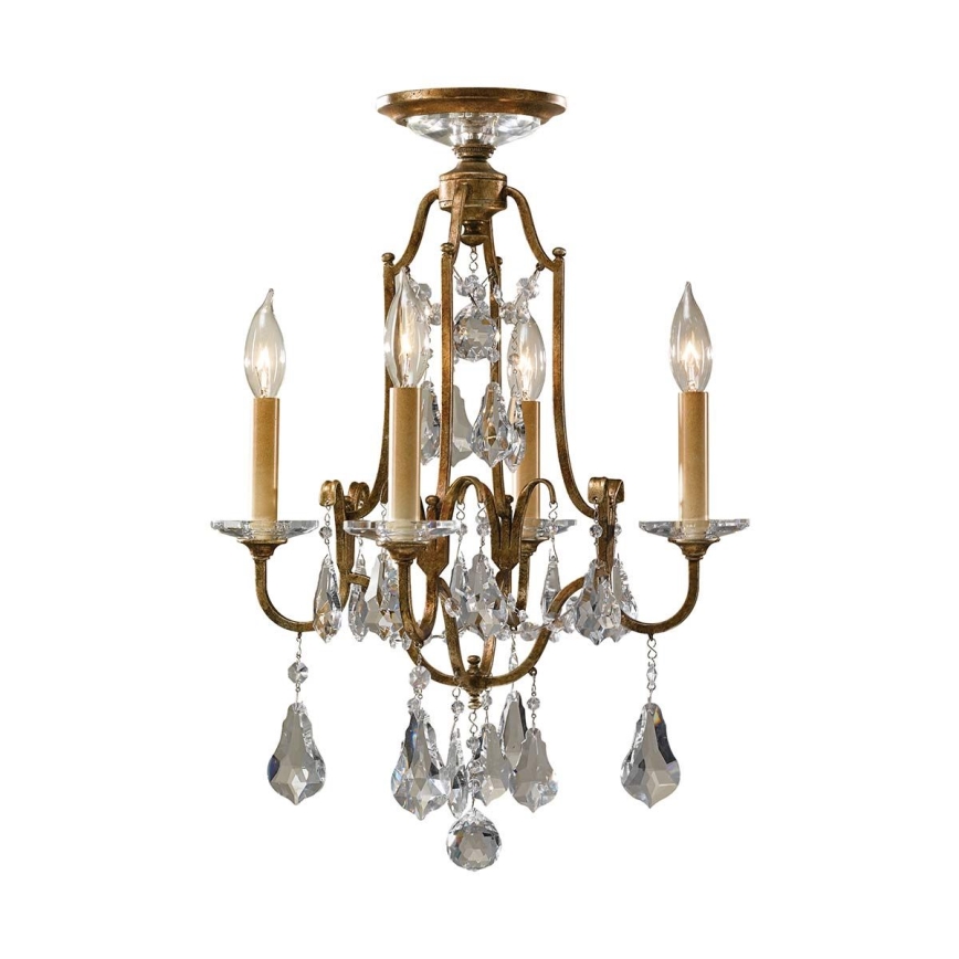 Feiss - Suspension chaîne VALENTINA 4xE14/60W/230V