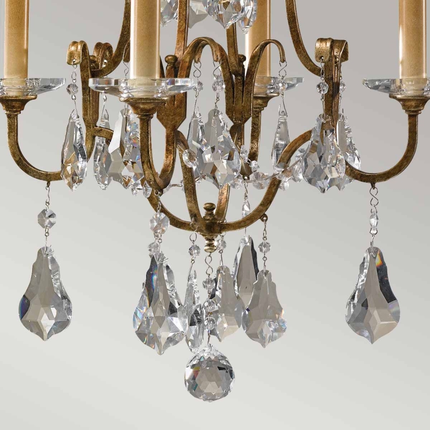 Feiss - Suspension chaîne VALENTINA 4xE14/60W/230V