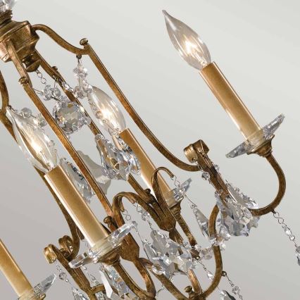 Feiss - Suspension chaîne VALENTINA 4xE14/60W/230V