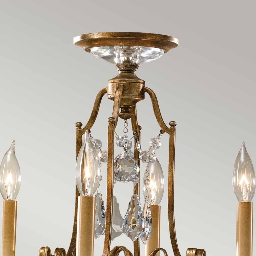 Feiss - Suspension chaîne VALENTINA 4xE14/60W/230V