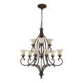 Feiss - Suspension chaîne DRAWING ROOM 9xE27/60W/230V
