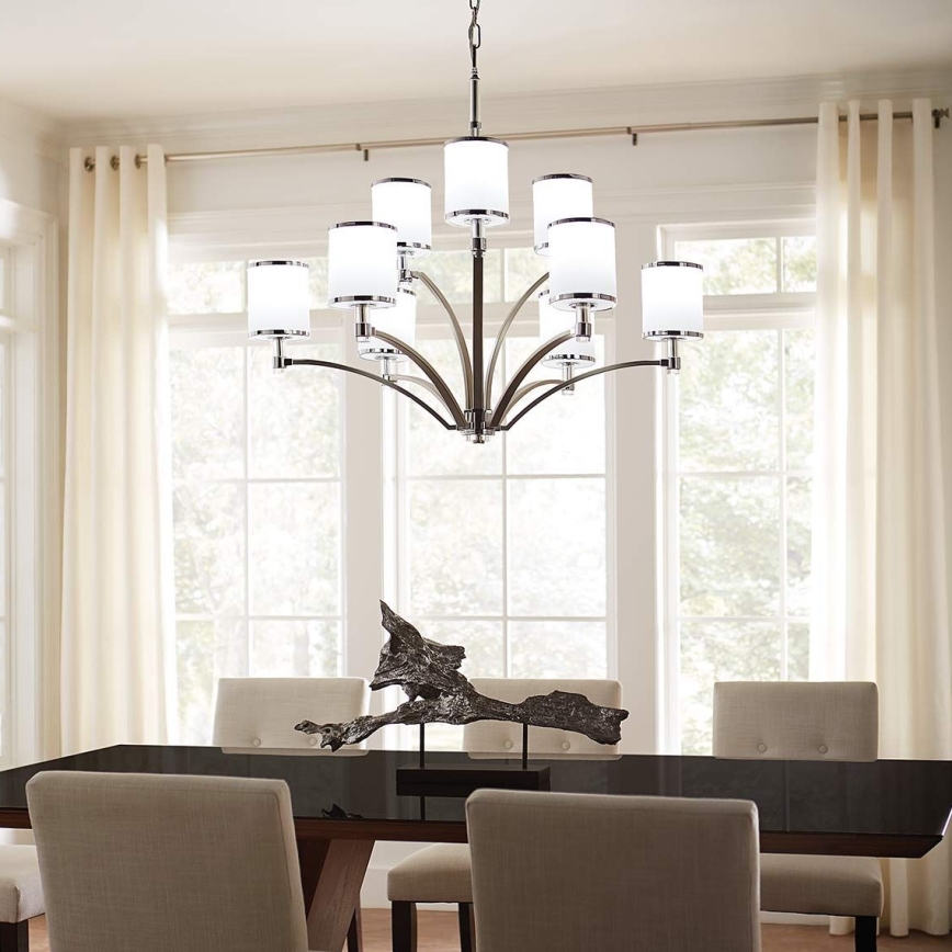 Feiss - Suspension chaîne PROSPECT PARK 9xE27/60W/230V