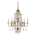 Feiss - Suspension chaîne VALENTINA 6xE14/60W/230V