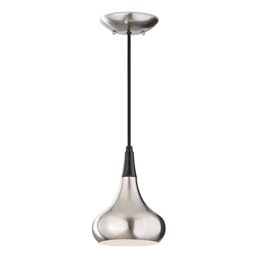Feiss - Suspension sur câble BESO 1xE27/60W/230V chrome mat/noir