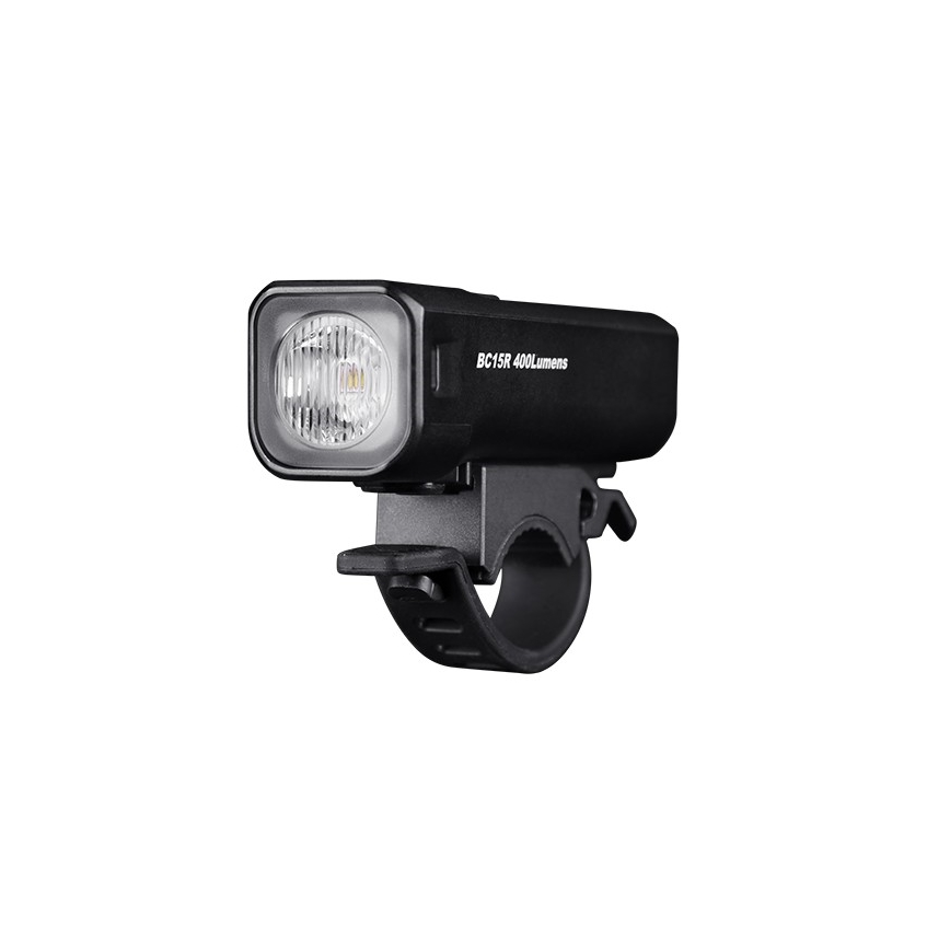 Fenix BC15R- Éclairage de vélo à intensité variable et rechargeable LED/USB IP66 400 lm 31,5 heures