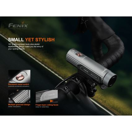 Fenix BC21RV30 - Lampe de vélo rechargeable LED/USB IP68 1200 lm 33 hrs