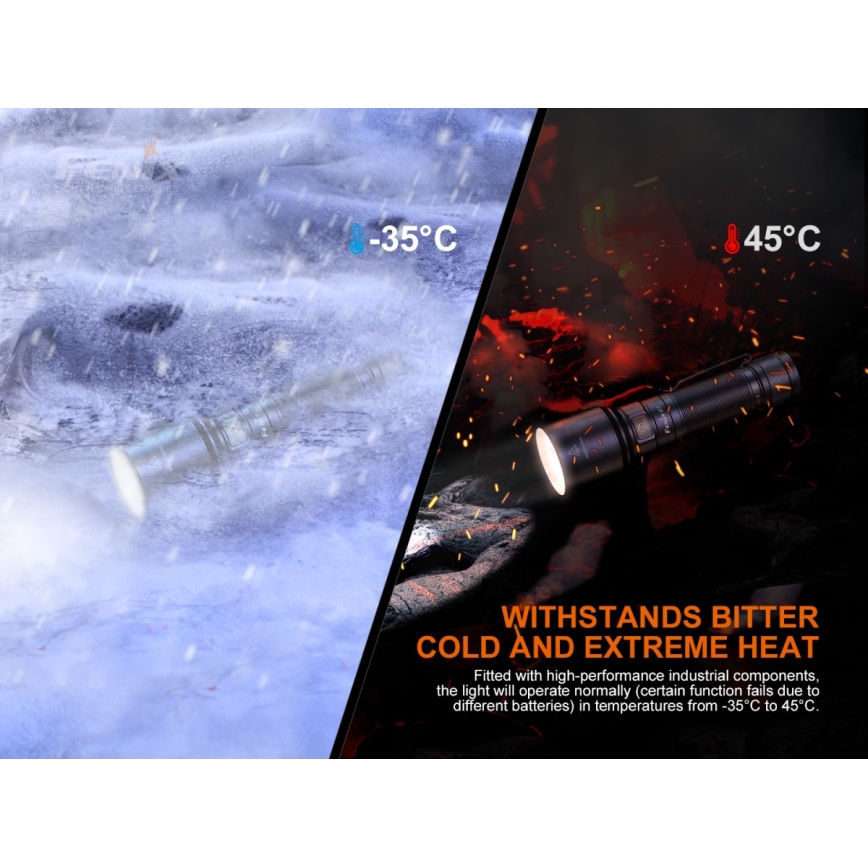 Fenix C7 - Lampe torche LED rechargeable à intensité variable LED/1x21700 IP68 3000 lm 68 h