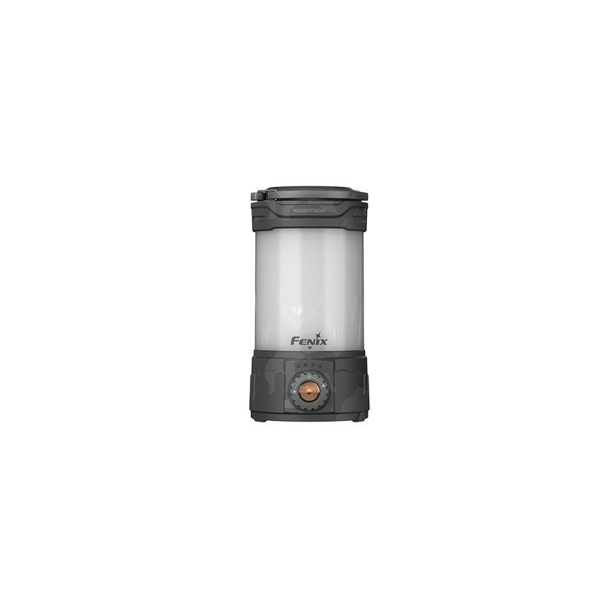 Fenix CL26RPROCAM - Lampe portable rechargeable à intensité variable LED/USB IP66 650 lm 408 h 5000 mAh gris