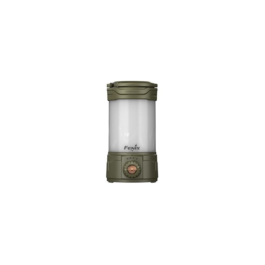 Fenix CL26RPROOLI - Lampe portable rechargeable à intensité variable LED/USB IP66 650 lumens 408 h 5000 mAh verte