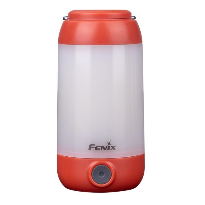 Fenix CL26RRED - Lampe portable rechargeable à intensité variable LED/USB/2xCR123A IP66 400 brillant 400 h 2600 mAh orange