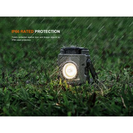 Fenix CL27RGRE - Luminaire à intensité variable rechargeable LED/USB IP66 1600 lm 285 h