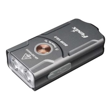 Fenix E03RV20GREY - Lampe torche rechargeable LED/USB IP66 500 lm 30 h 400 mAh