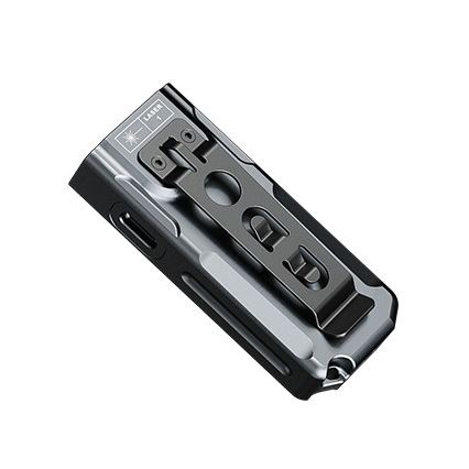 Fenix E06RGRY - Lampe torche UV à intensité variable rechargeable LED/USB IP66 700 brillant 60 h gris
