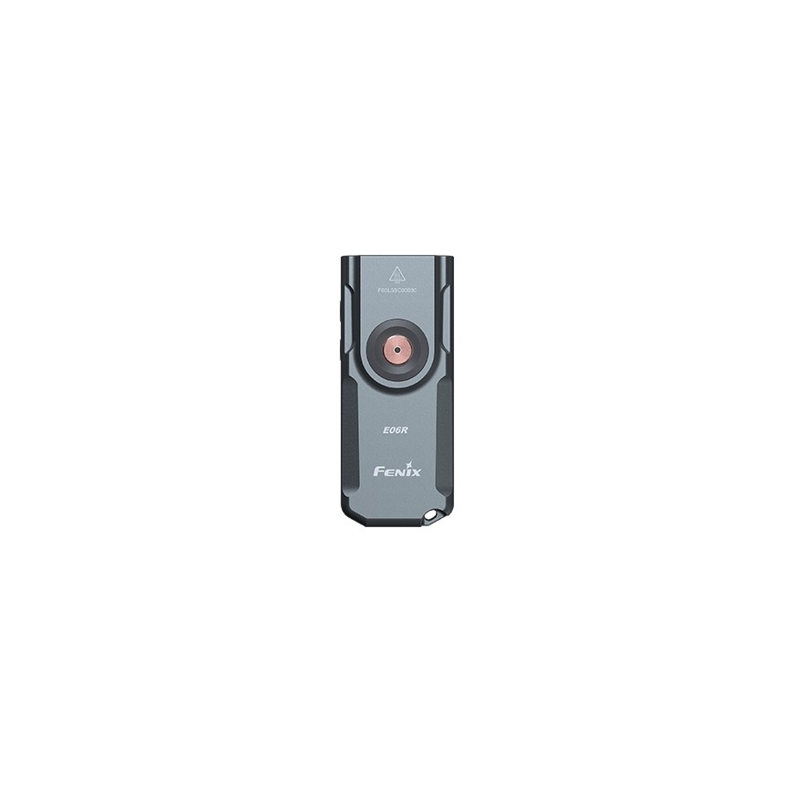 Fenix E06RGRY - Lampe torche UV à intensité variable rechargeable LED/USB IP66 700 brillant 60 h gris