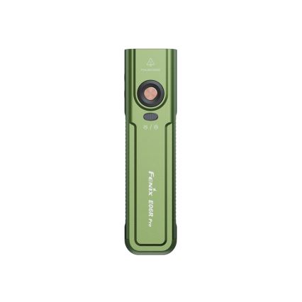Fenix E06RPROEUOLI - Lampe de poche LED rechargeable à intensité réglable/USB 1650 mAh IP66 1600 lm 111 h verte