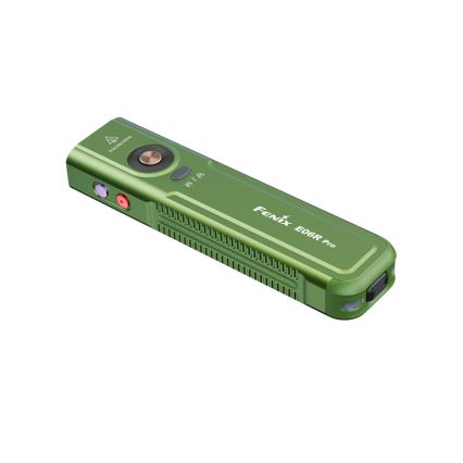 Fenix E06RPROEUOLI - Lampe de poche LED rechargeable à intensité réglable/USB 1650 mAh IP66 1600 lm 111 h verte