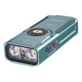 Fenix E06RTKS - Lampe torche à intensité variable rechargeable LED UV/USB IP66 700 lm 60 h 750 mAh turquoise