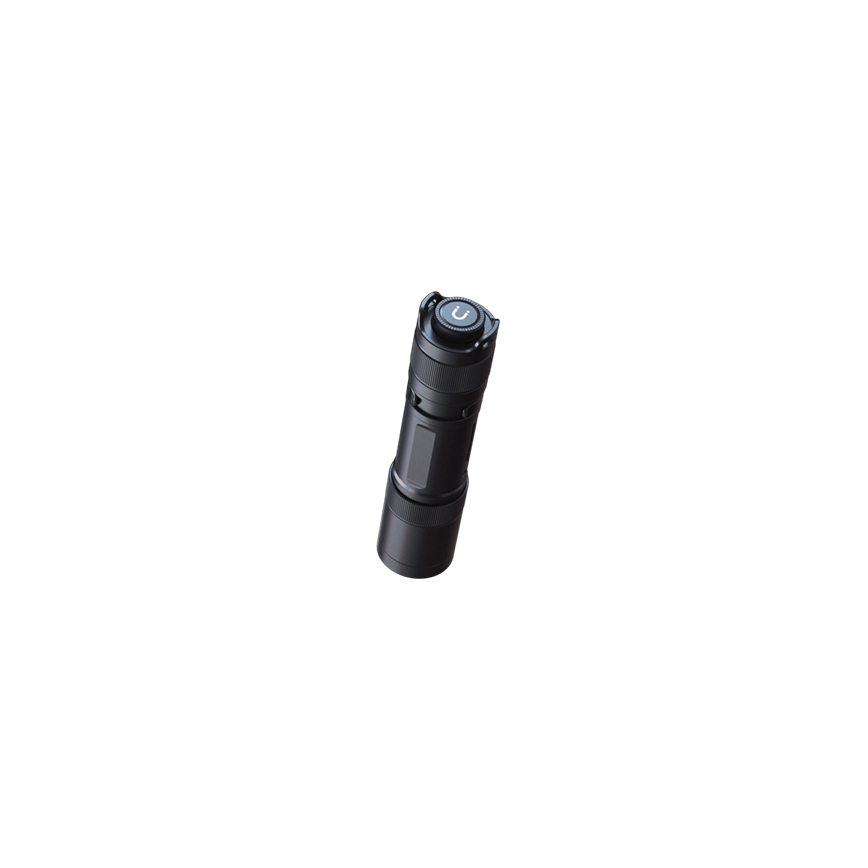 Fenix E12V30 - Lampe de poche LED rechargeable à intensité réglable LED/1xAA 2000 mAh IP68 200 lm 100 h noire