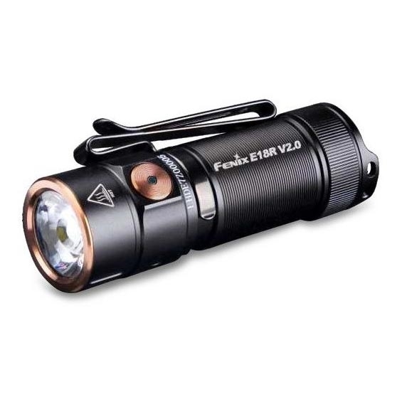 Torche e18r v2.0 1200 lumensric.usb (fnx-e18r v2.0): Torches fenix pour Softair | Titano Store