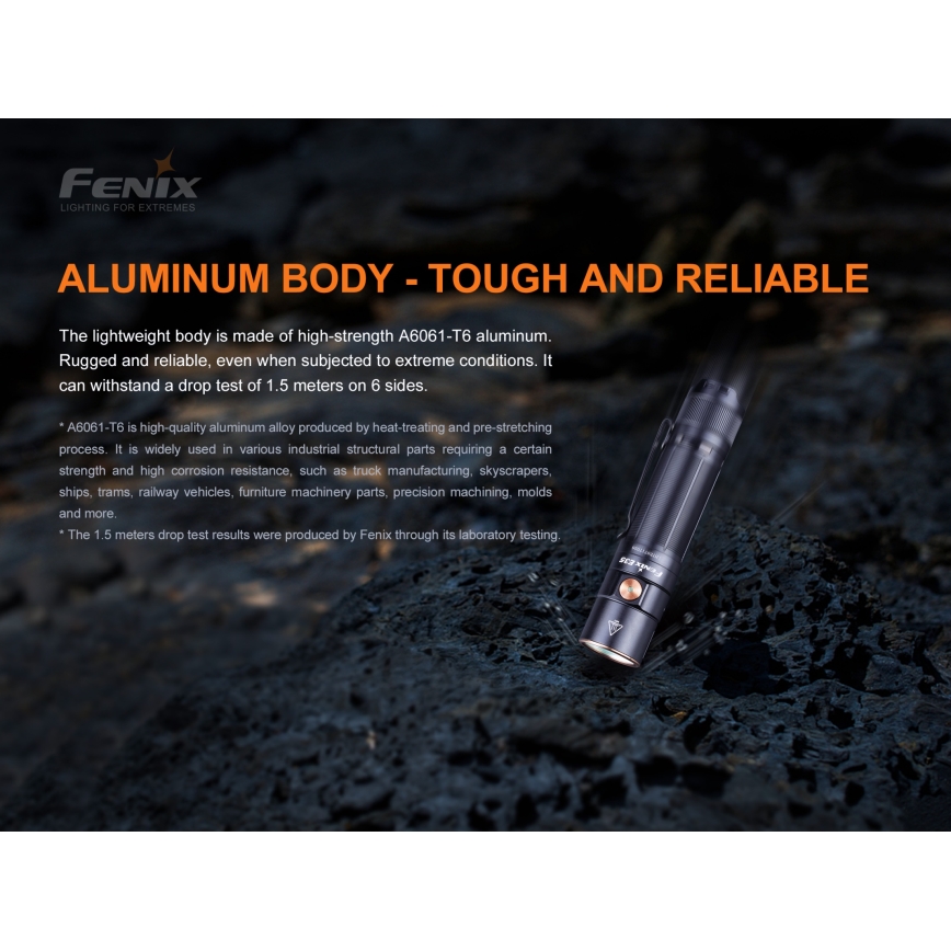 Fenix E35V3 - Lampe torche rechargeable LED/1x21700 IP68 3000 lm 50 hrs