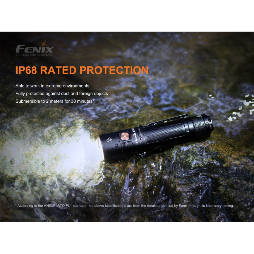 Fenix E35V3 - Lampe torche rechargeable LED/1x21700 IP68 3000 lm 50 hrs