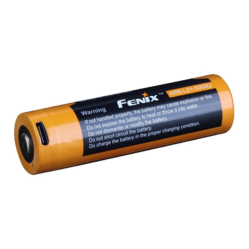 Fenix FE21700USB - x1 Pile rechargeable USB/3,6V 5000 mAh