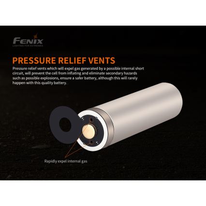 Fenix FE21700V20 - 1 pièce Batterie rechargeable 21700 3,6 V 5000 mAh