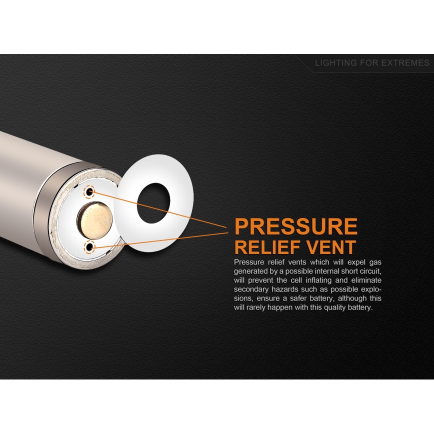 Fenix FERCR123ALIIONUP - 1 pièce Batterie rechargeable USB/3,6V 700 mAh