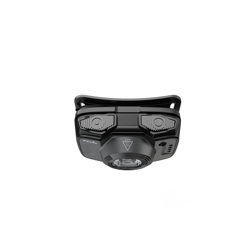 Fenix HL12RV20BLC - Lampe frontale rechargeable LED à intensité variable LED/USB 950 mAh IP66 500 lm jusqu'à 112 h noire