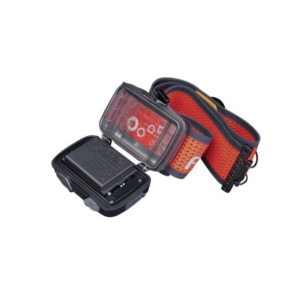 Fenix HL32RTBLCK - Lampe frontale rechargeable LED/USB/3xAAA IP66 800 brillant 300 h 1900 mAh noir/orange