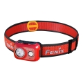 Fenix HL32RTRED - Lampe frontale rechargeable LED/USB/3xAAA IP66 800 lm 300 h rouge/orange