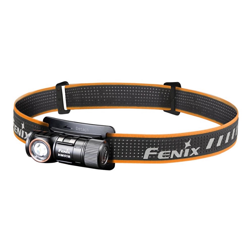 Fenix HM51RV20 - Lampe frontale rechargeable 3xLED/1xCR123A/USB IP68 700 brillant 120 h 700 m