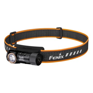 Fenix HM51RV30 - lampe frontale rechargeable à intensité variable LED/USB/1xCR123A 950 mAh IP68 860 lm 125 h orange