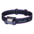 Fenix HM55RPRP - Lampe frontale rechargeable à intensité réglable LED/USB/1xCR123A 1600 mAh IP68 1200 lm 141,2 h violet/noir