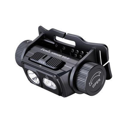 Fenix HM60RV20 - Lampe frontale LED rechargeable à intensité réglable LED/USB 4000 mAh IP68 1600 lm 292 h orange