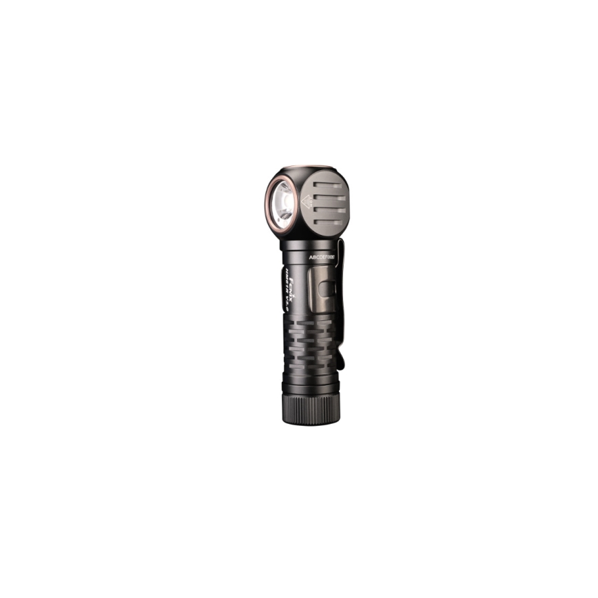 Fenix HM61RV30 - Lampe frontale rechargeable à LED à intensité variable LED/USB/1xCR123A 4000 mAh IP68 1800 lm 400 h noire
