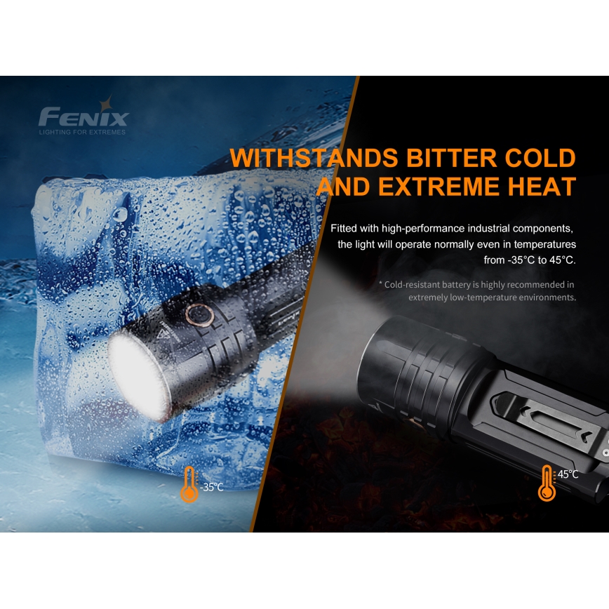 Fenix LR35R 10000 lumens la lampe tactique ultra puissante et compact. –  Revendeur Officiel Lampes FENIX depuis 2008