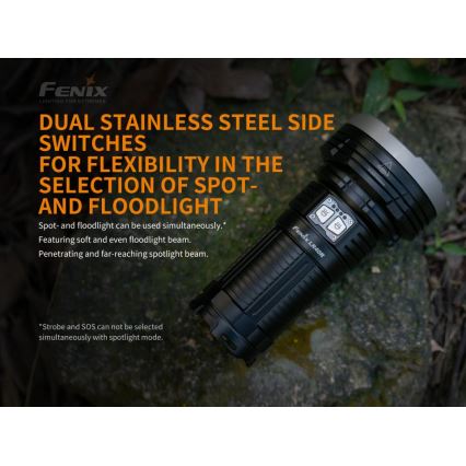 Fenix LR40R - Lampe torche rechargeable 19xLED/USB IP68 12000 lm 92 hrs