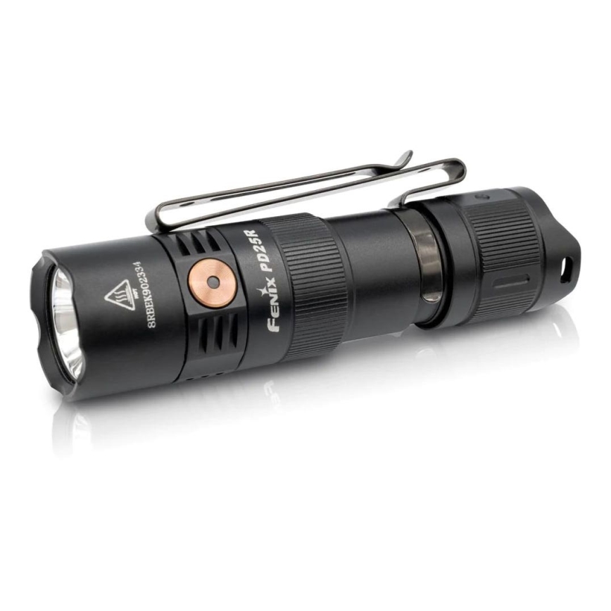 Fenix PD25R - Lampe torche rechargeable LED/USB/1xCR123A IP68 800 lm 70 h 700 mAh