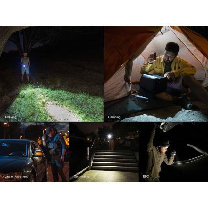 Fenix PD26RACE - LED lampe torche rechargeable dimmable LED/USB 1600 mAh IP68 1300 lm 556 h noire