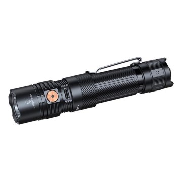 Fenix PD36RACE - Lampe torche rechargeable LED à intensité variable LED/USB 5000 mAh IP68 3000 lm 63,45 h noire