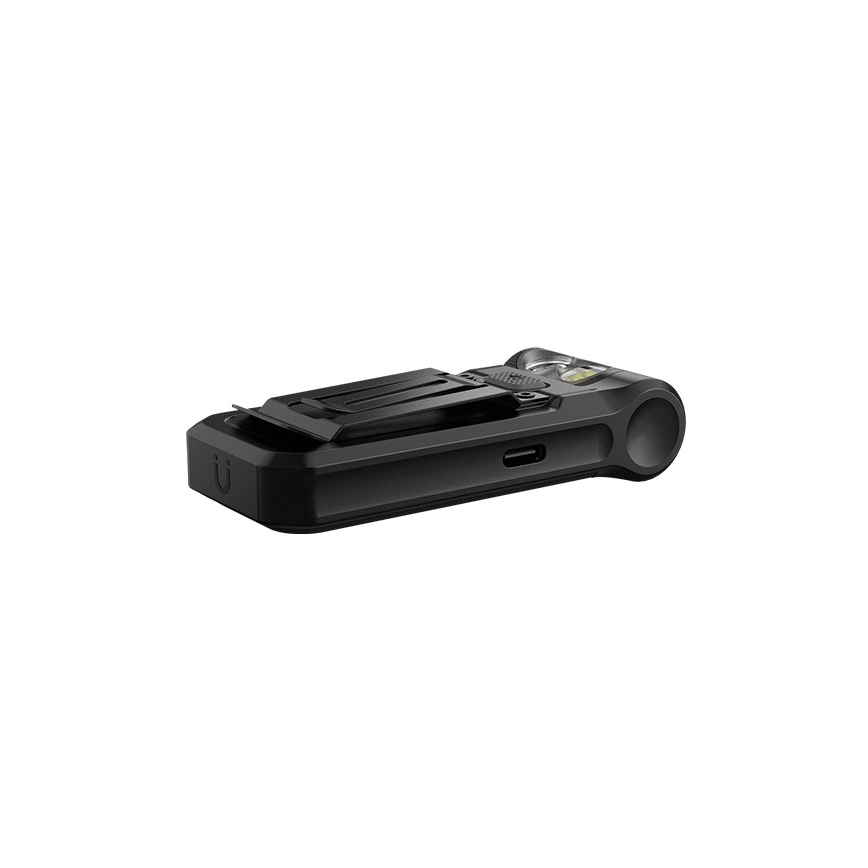 Fenix SW05RREDBLC - Lampe torche à intensité variable rechargeable LED/USB IPX6 150 lm 49 h 700 mAh noir