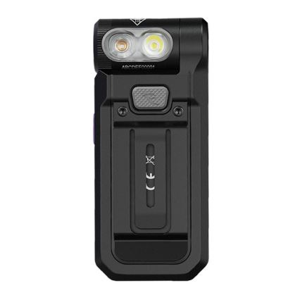 Fenix SW05RUVBLC - Lampe torche à intensité variable rechargeable LED/USB IPX6 150 lm 49 h 700 mAh noir