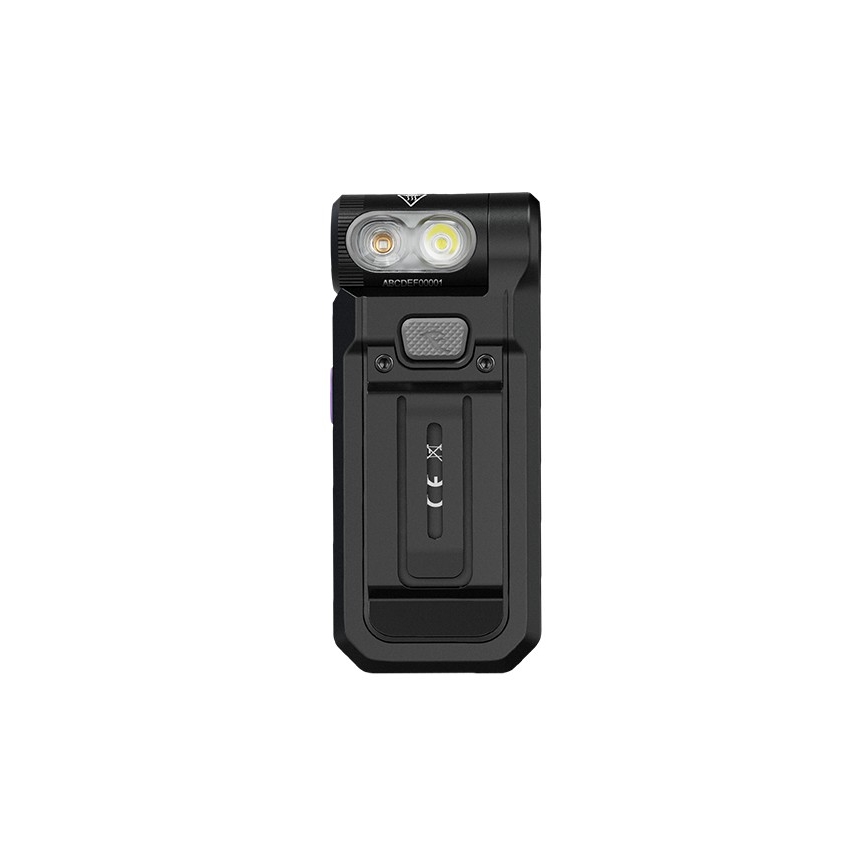 Fenix SW05RUVBLC - Lampe torche à intensité variable rechargeable LED/USB IPX6 150 lm 49 h 700 mAh noir