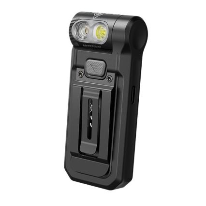 Fenix SW05RUVBLC - Lampe torche à intensité variable rechargeable LED/USB IPX6 150 lm 49 h 700 mAh noir