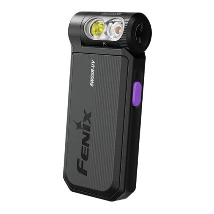 Fenix SW05RUVBLC - Lampe torche à intensité variable rechargeable LED/USB IPX6 150 lm 49 h 700 mAh noir