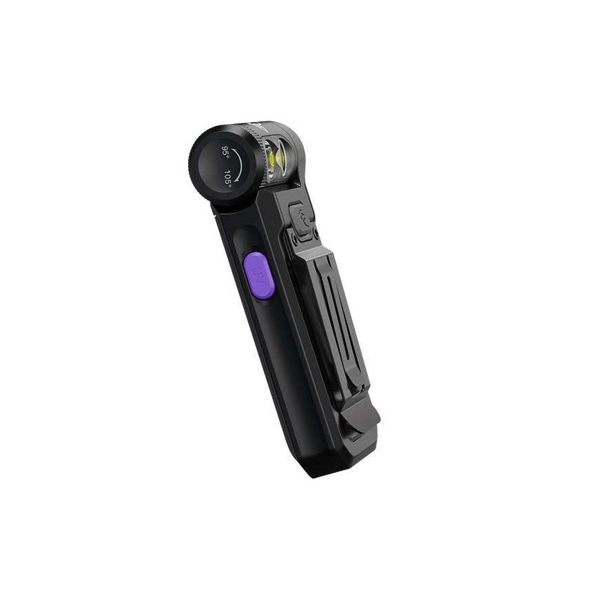 Fenix SW05RUVBLC - Lampe torche à intensité variable rechargeable LED/USB IPX6 150 lm 49 h 700 mAh noir