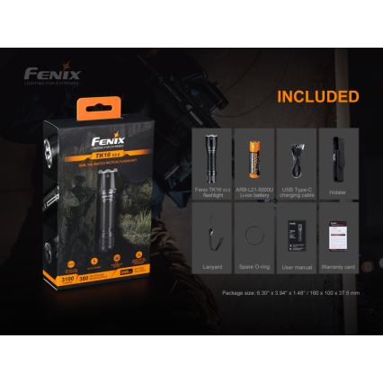 Fenix TK16V20 - Lampe frontale rechargeable LED/1x21700 IP68 3100 lm 43 hrs