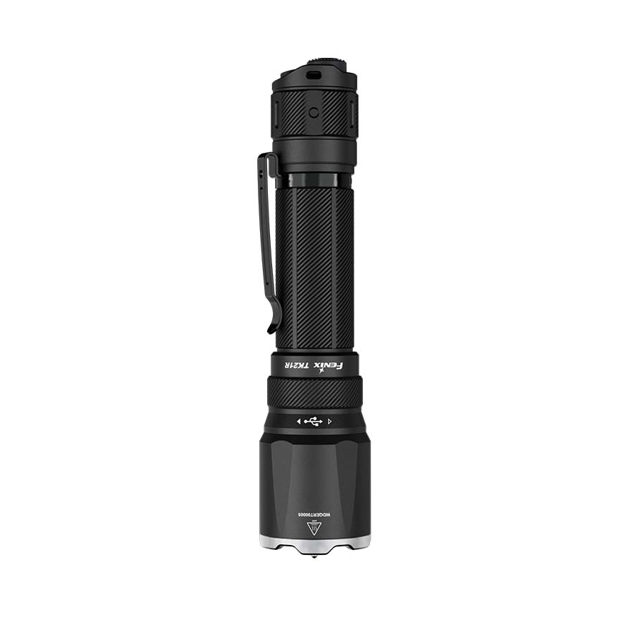 Fenix TK21RBLK - Lampe torche LED rechargeable à intensité réglable LED/USB 6000 mAh IP68 3600 lm 72,5 h noire